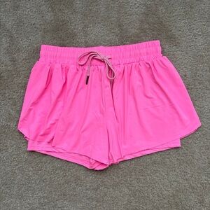 Pink Women's Flowy Shorts